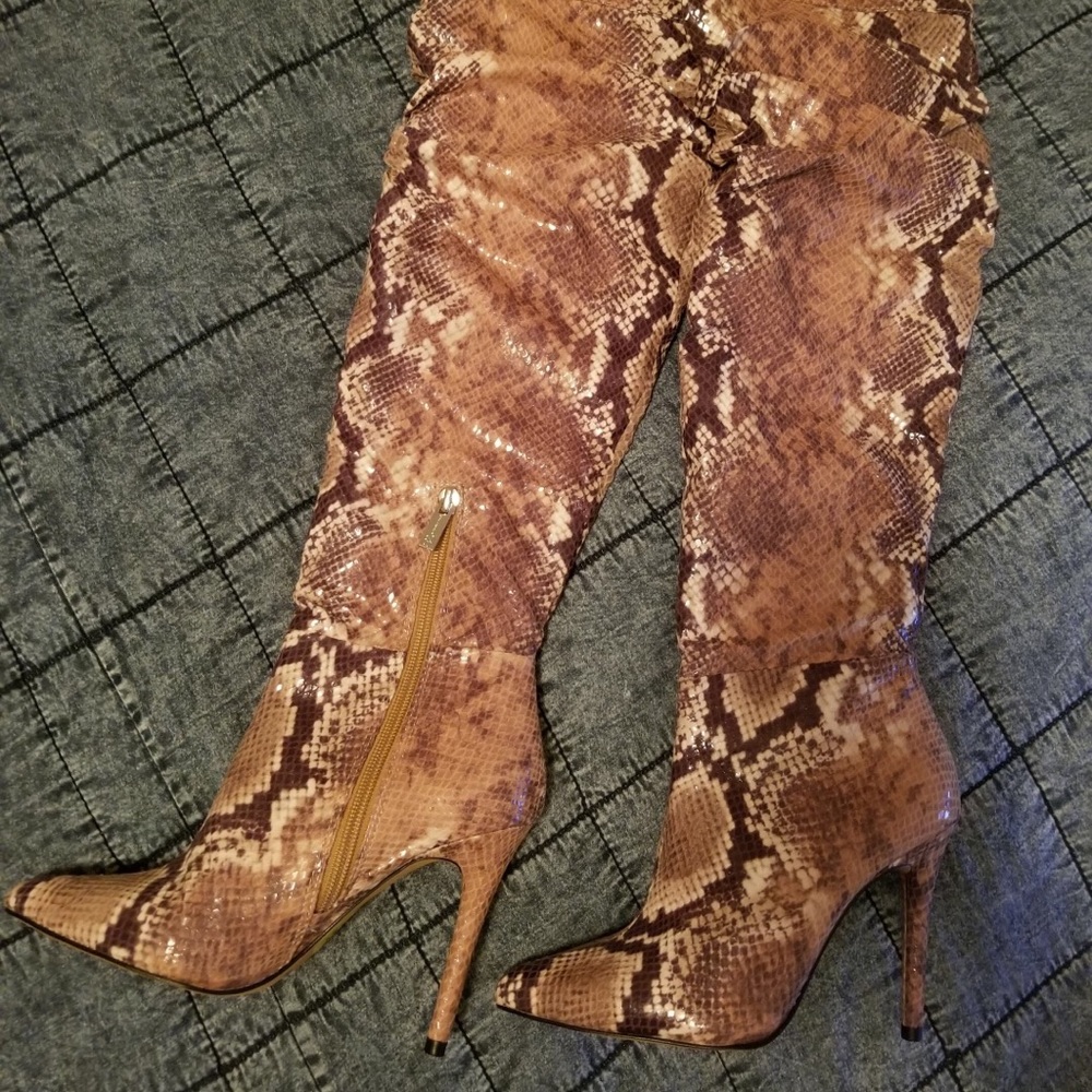Brand New Jessica Simpson “Snakeskin” Boots